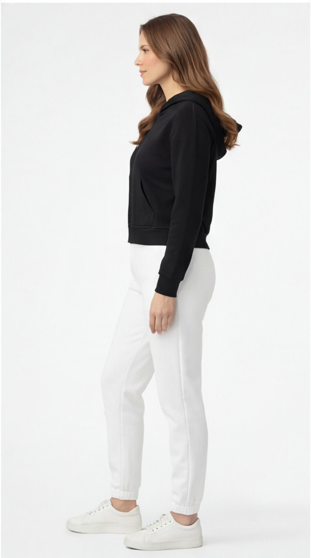 High-Waist Fit Zip